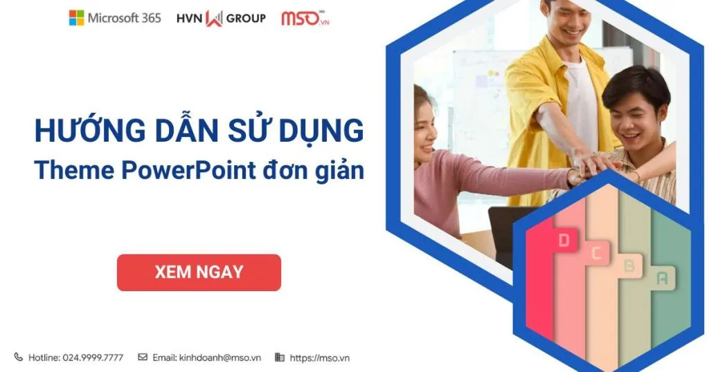 hướng dẫn sử dụng themes powerpoint