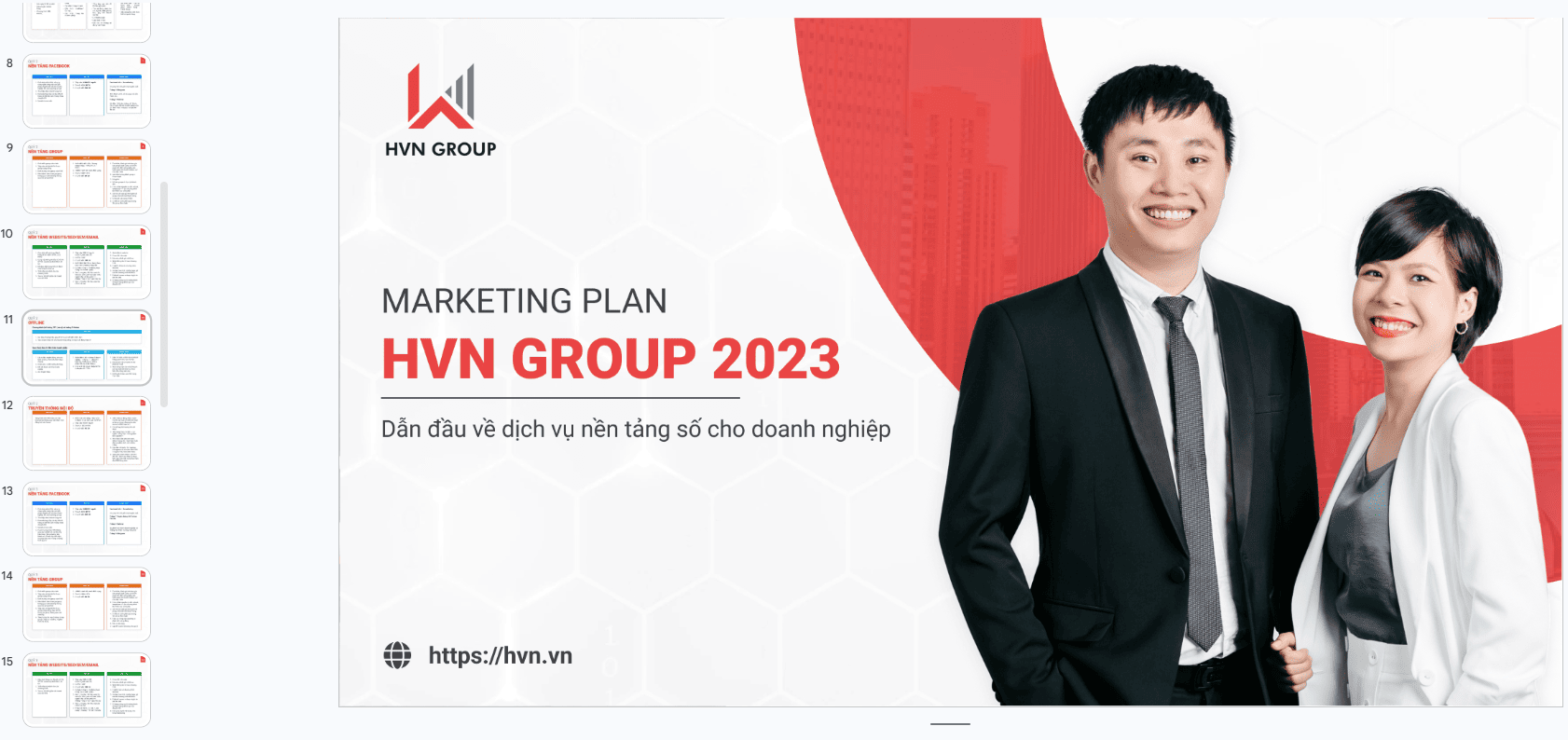 Slide kế hoạch Marketing chiến lược (Marketing Strategy)