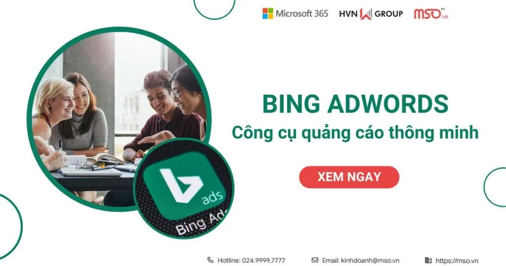 bing adwords công cụ quảng cáo thông minh