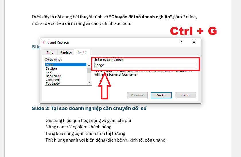 Xóa trang trong Word chứa nội dung cực nhanh