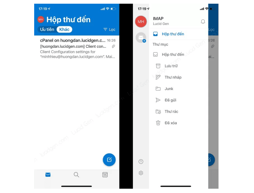 Cài mail công ty vào Outlook 365 trên thiết bị điện thoại