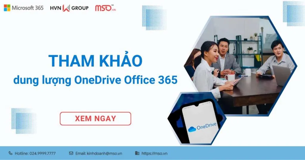 dung lượng onedrive office 365