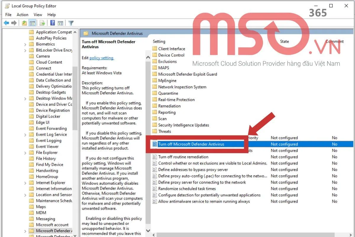Hướng dẫn tắt Windows Defender Win 10, 11 nhanh chóng