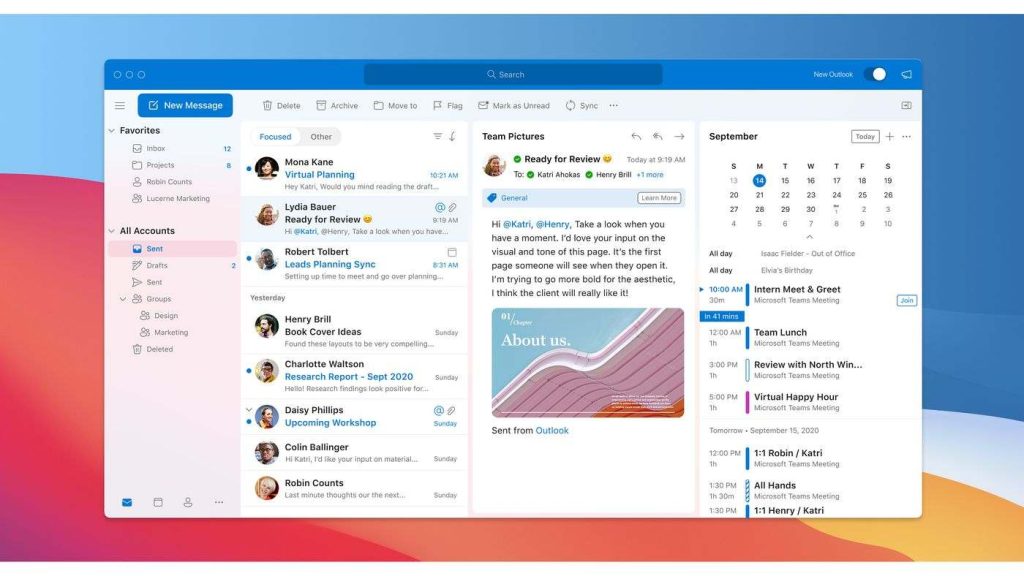 05 ưu điểm khi biết cách cài mail công ty vào Outlook 365