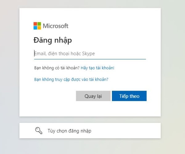 nhấn chọn Next