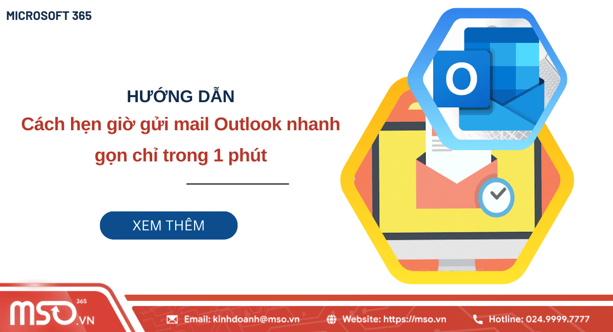 hẹn giờ gửi mail outlook