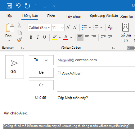 Hướng dẫn cách soạn email mới trên Outlook