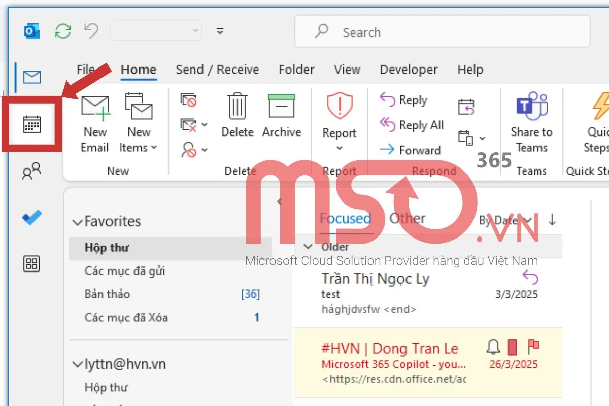 Hướng dẫn cách tạo calendar trong Outlook chi tiết, từ A - Z