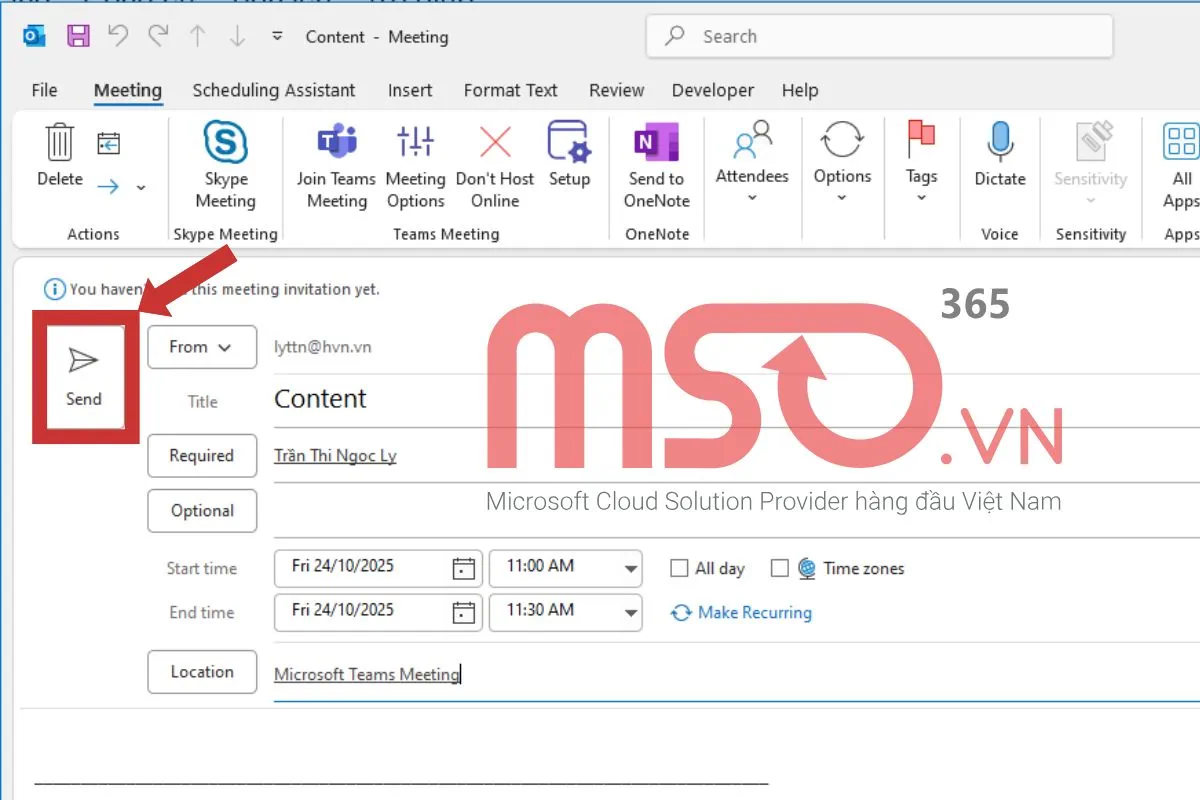 Hướng dẫn cách tạo calendar trong Outlook chi tiết, từ A - Z