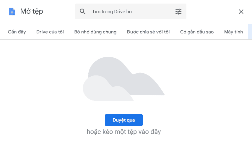 mở tệp word