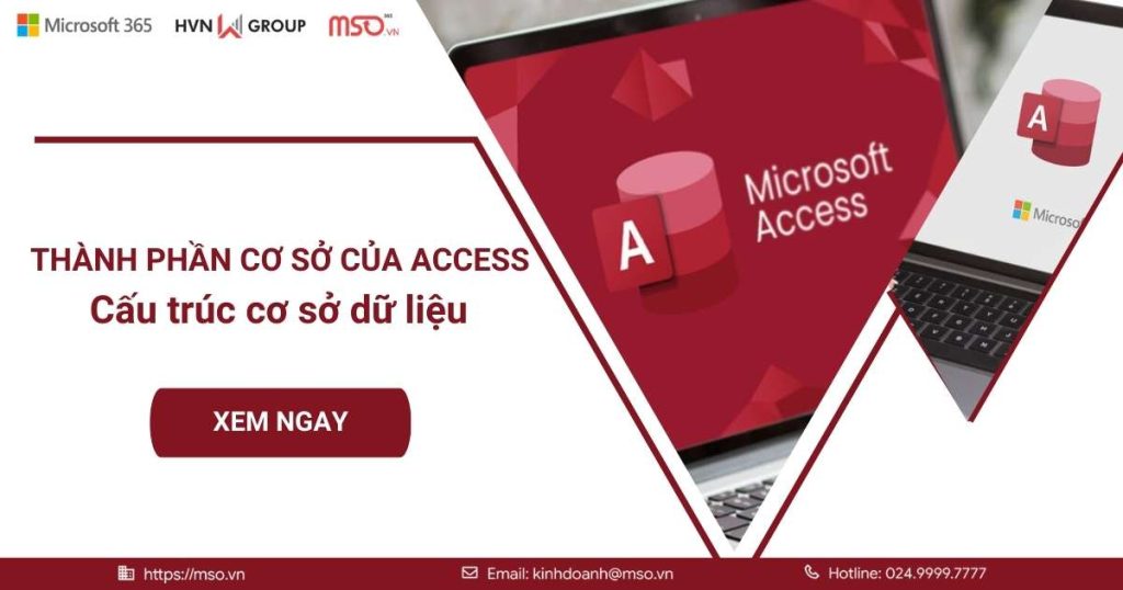 thành phần cơ sở của access