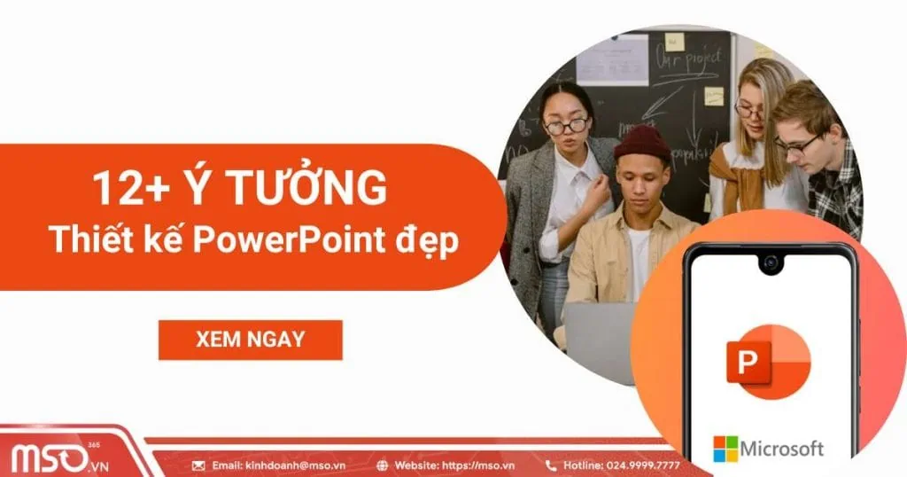 12 ý tưởng thiết kế mẫu powerpoint đẹp