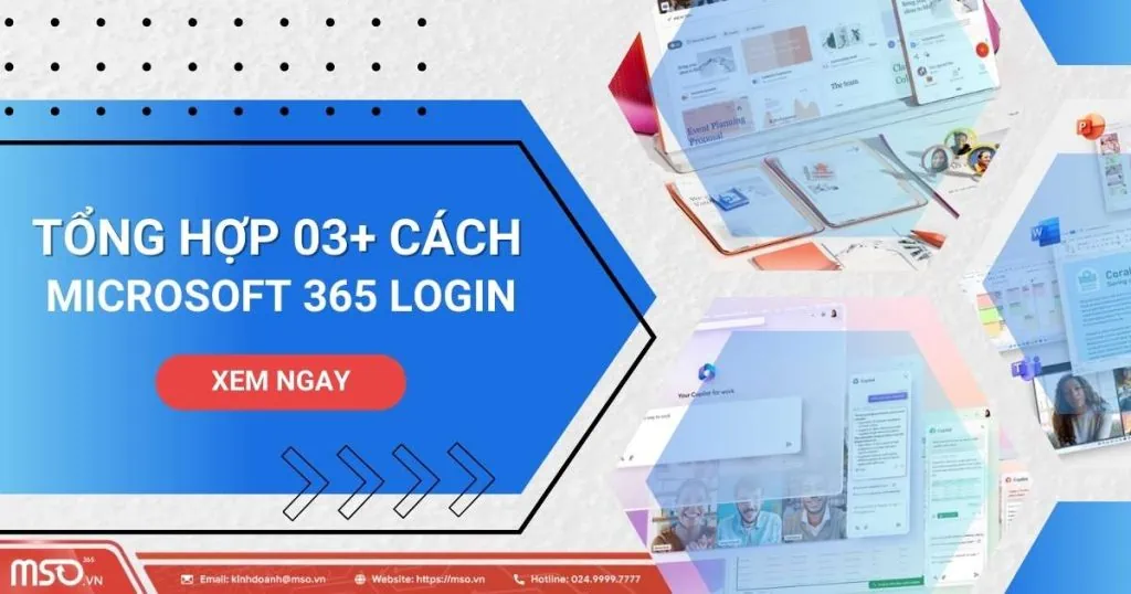 03 cách microsoft 365 login