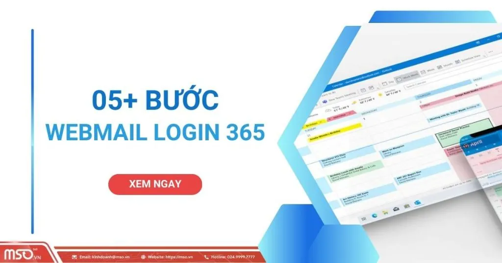 05 bước webmail login 365