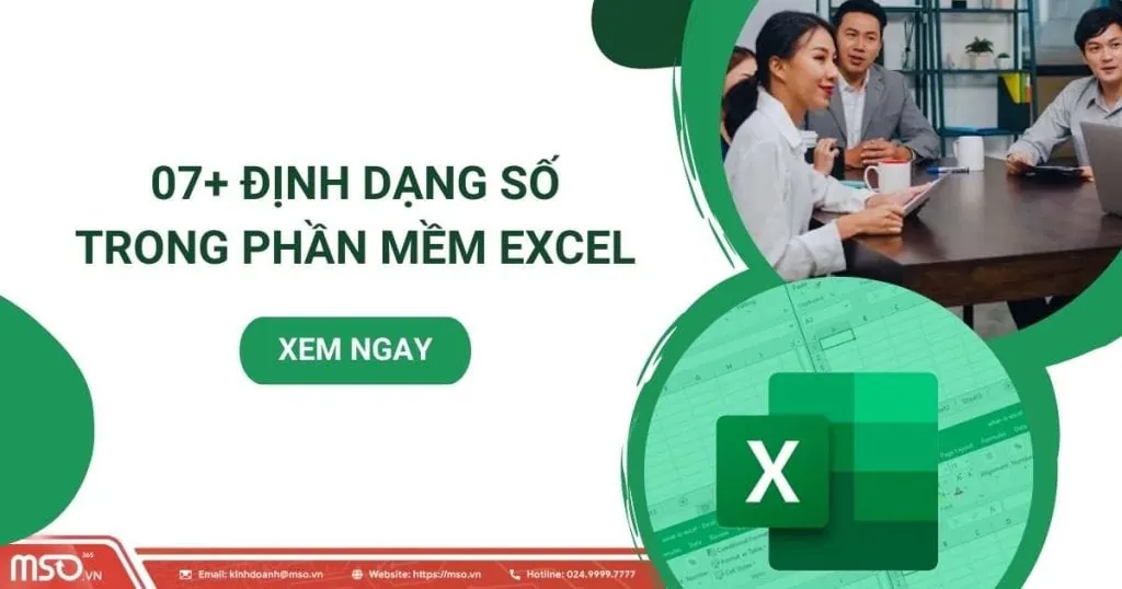 07 định dạng số trong excel
