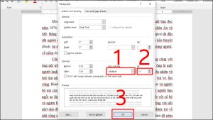 Hướng dẫn cách giãn dòng trong Word 2019