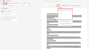 Giãn dòng trong Word Office 365