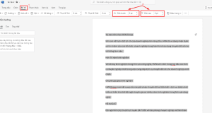 Giãn dòng trong Word Office 365