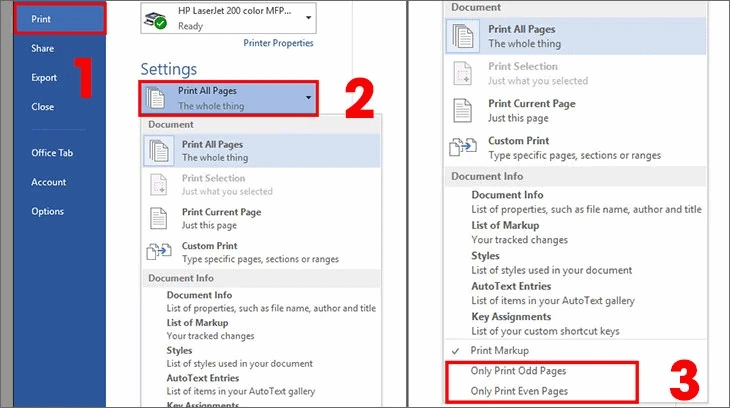 Kỹ thuật phân tách trang Chẵn/Lẻ (Odd/Even Pages)