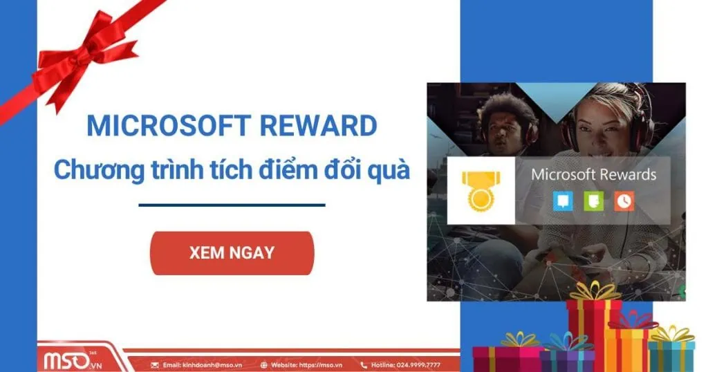 microsoft rewards chương trình tích điểm