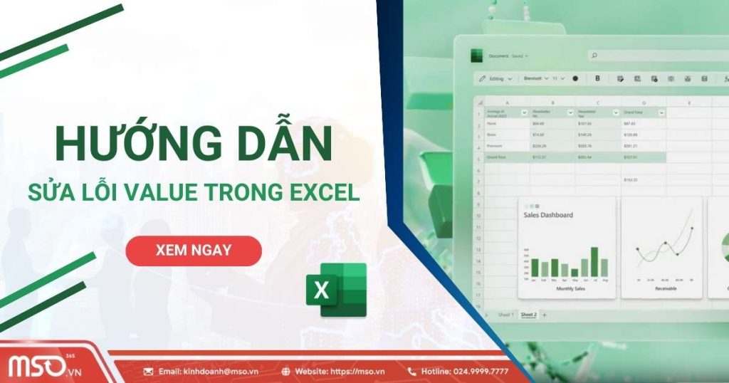 sửa lỗi value trong excel