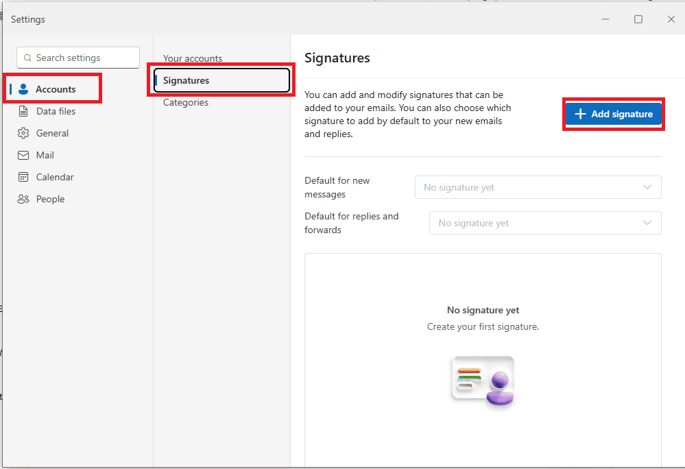 Thay đổi chữ ký trong Outlook phiên bản Classic (Windows & Mac)