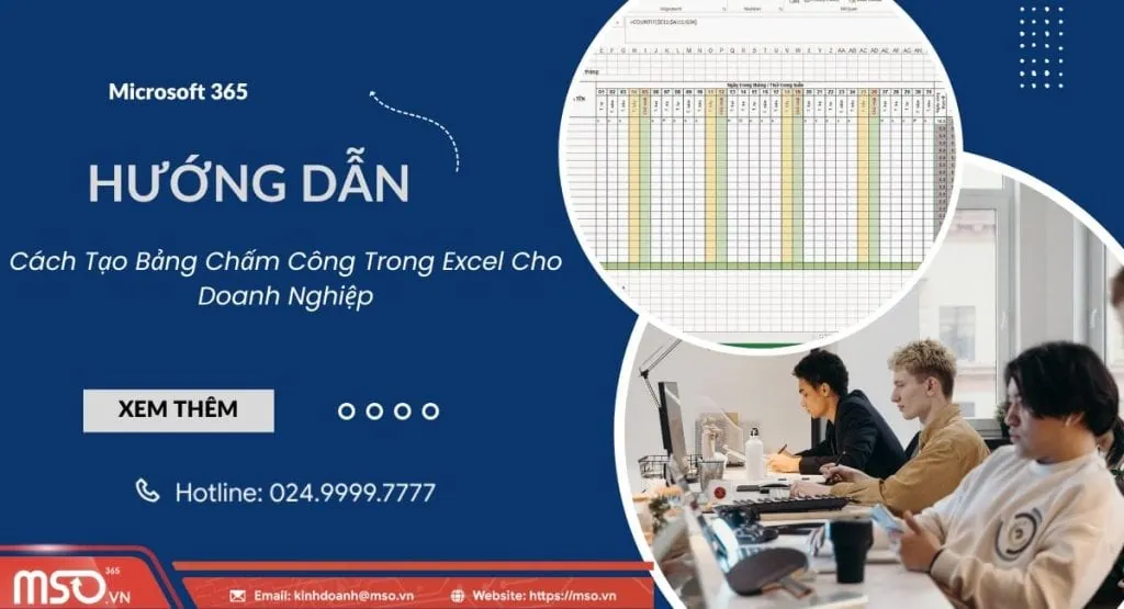 Cách Tạo Bảng Chấm Công Trong Excel Cho Doanh Nghiệp