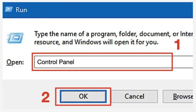 Sử dụng Control Panel