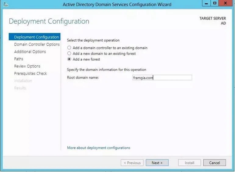 Cài đặt Active Directory trên Windows Server chi tiết