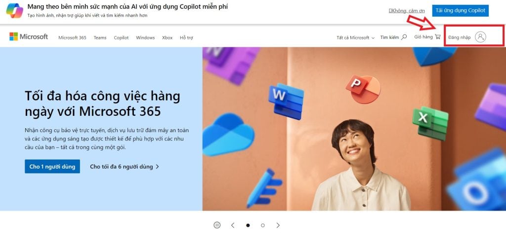 đăng nhập tài khoản 