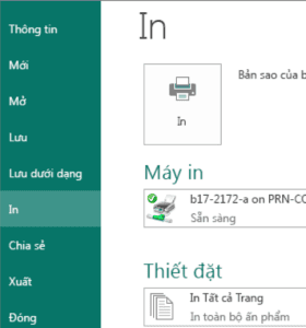 In tệp trong Microsoft Publisher