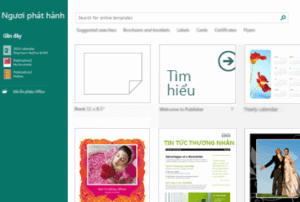 Tạo tác phẩm trong MS Publisher