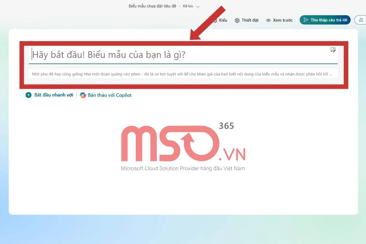 Hướng dẫn cách tạo khảo sát trên Microsoft Forms