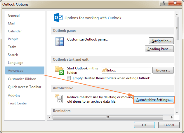 Hướng dẫn Archive email Outlook bằng tính năng Auto Archive