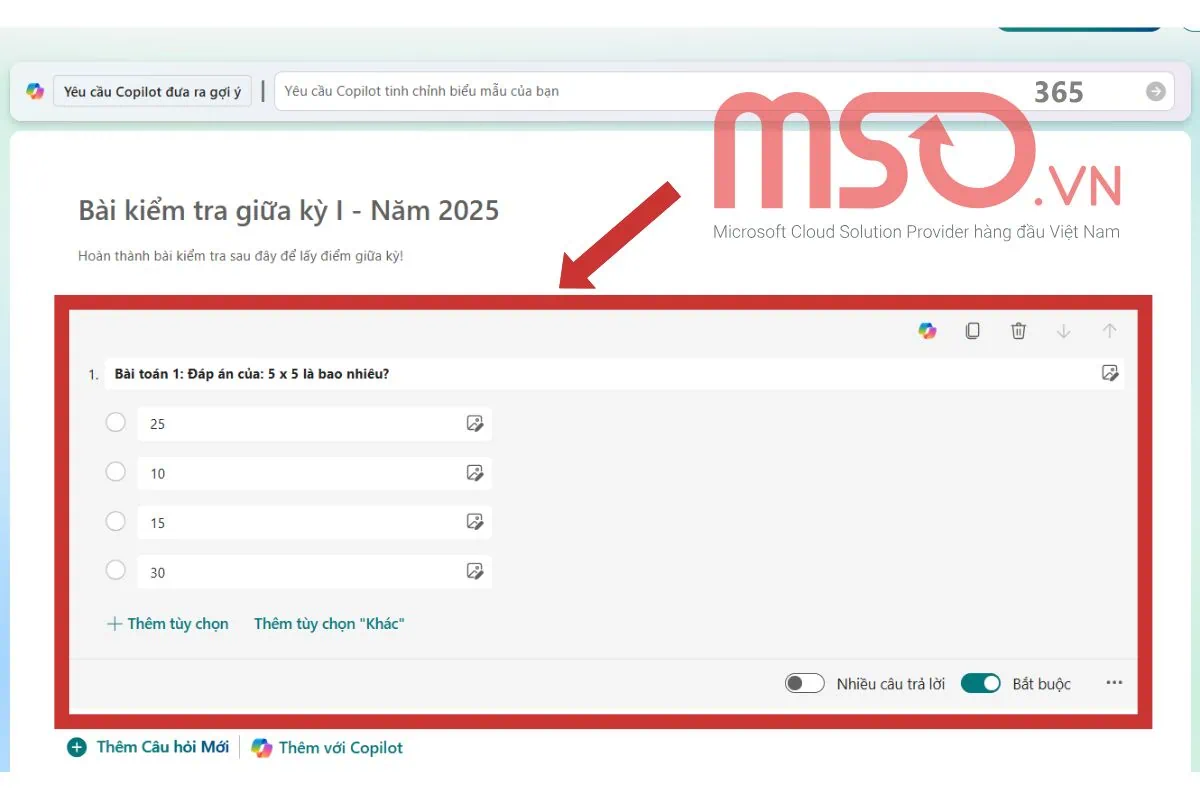 Hướng dẫn cách tạo khảo sát trên Microsoft Forms