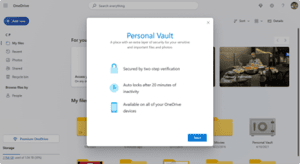 Personal Vault là gì