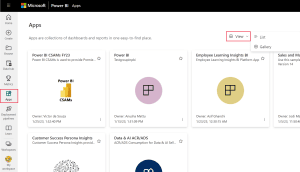 Xuất bản báo cáo Power BI lên Apps