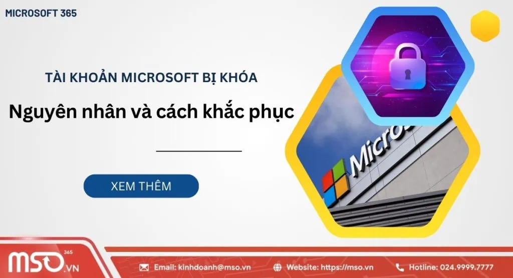 Tài khoản Microsoft bị khóa