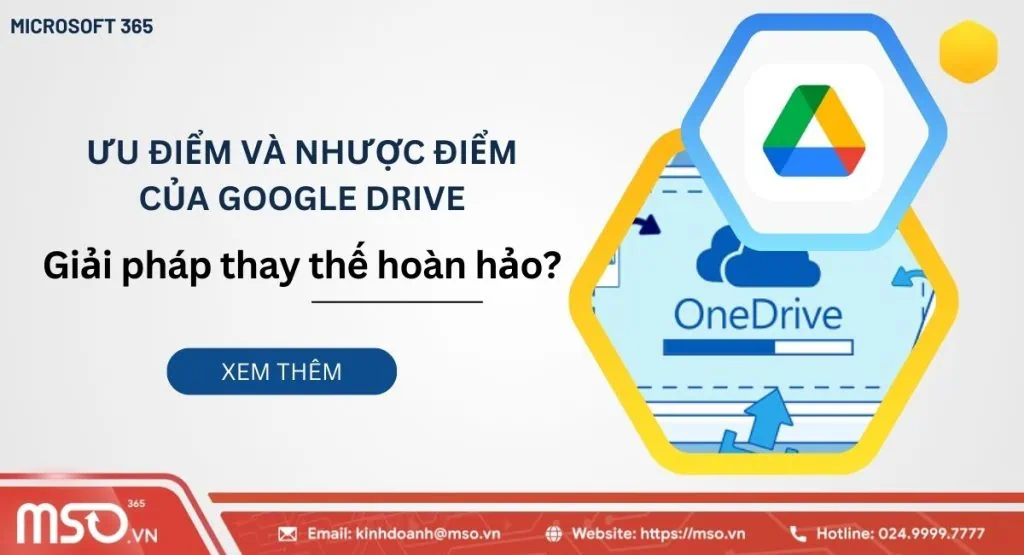 ưu điểm và nhược điểm của Google Drive