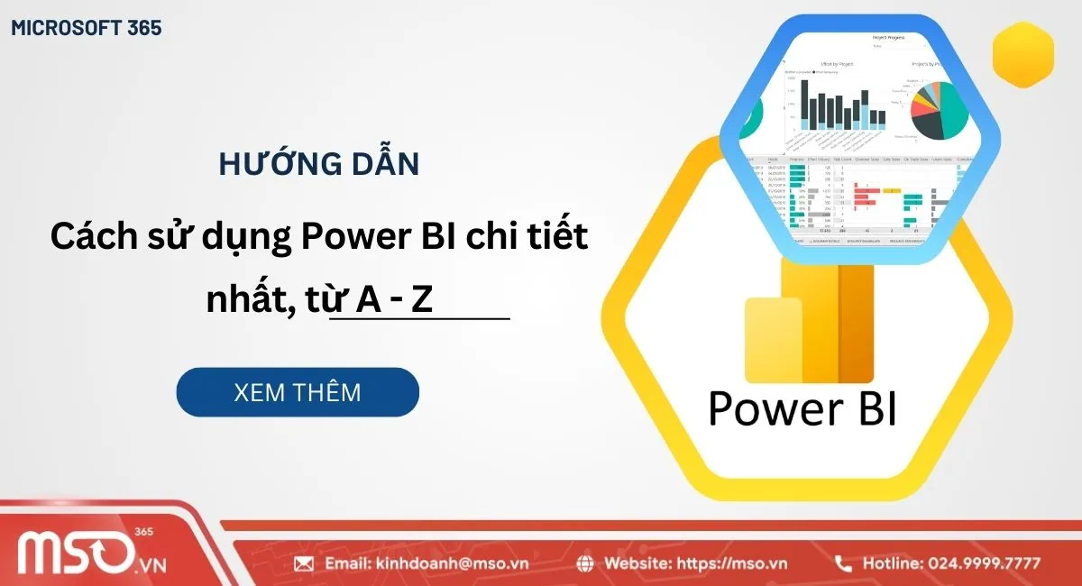 Hướng dẫn sử dụng Power Bi chi tiết