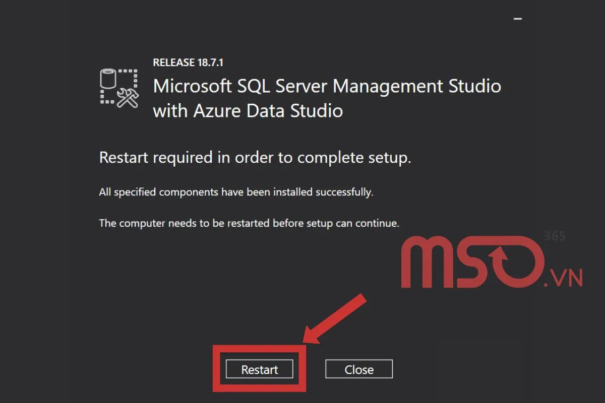 Hướng dẫn cài đặt SQL Server Management Studio - SSMS