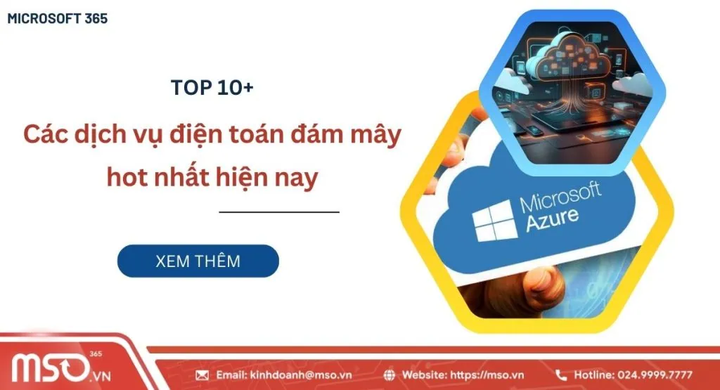Top 10 các dịch vụ điện toán đám mây hot nhất hiện nay
