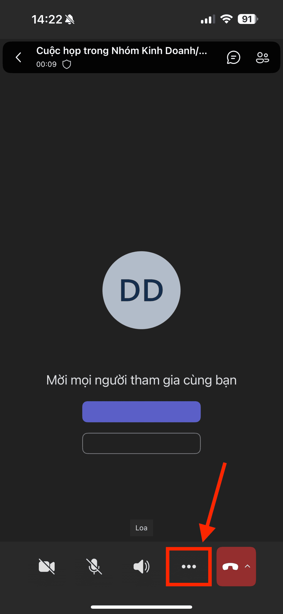 Cách share màn hình trên Teams thông qua các thiết bị di động