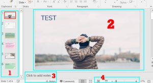 Cấu trúc của một trang Powerpoint