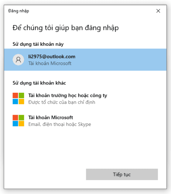 Hướng dẫn đăng nhập vào Microsoft Whiteboard