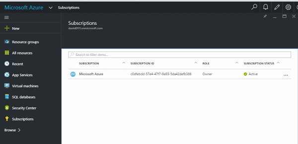 Hướng dẫn sử dụng Microsoft Azure