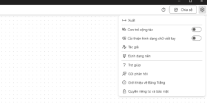Cách tạo background cho nội dung trong Whiteboard Microsoft