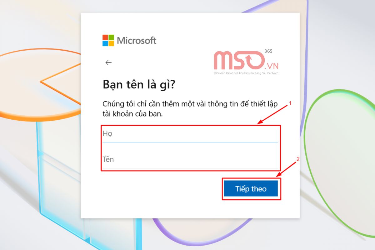 Cách đăng ký tài khoản Microsoft Team trên máy tính