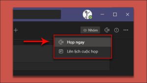 Cách tổ chức họp trực tuyến trên Microsoft Teams