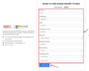 Đăng ký dịch vụ Microsoft Graph tại MSO